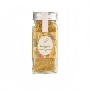 Salero verduras, ajo y cúrcuma